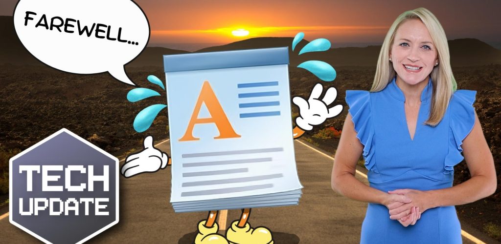 The end of an era: Goodbye WordPad